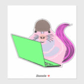Naughty Squirrel #193 Sticker (Vel)