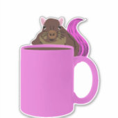 Naughty Squirrel #202 Sticker (Voorkant)