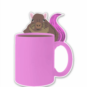 Naughty Squirrel #202 Sticker