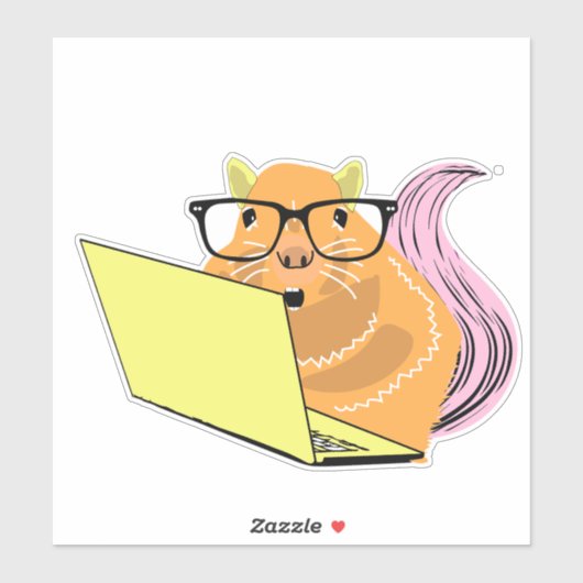 Naughty Squirrel #207 Sticker (Vel)