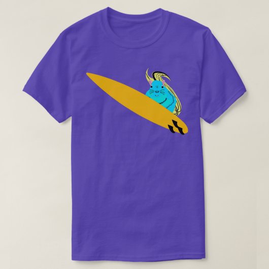 Naughty Squirrel 217 Surfing T-shirt (Design voorkant)