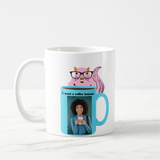 Naughty Squirrel #227 Coffee Human Koffiemok (Links)
