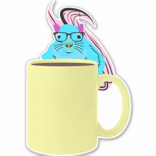 Naughty Squirrel #231 Sticker (Voorkant)