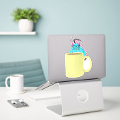 Naughty Squirrel #231 Sticker (Laptop op bureau)