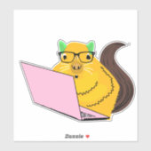Naughty Squirrel #239 Sticker (Vel)