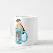 Naughty Squirrel #240 Coffee Human Koffiemok (Voorkant links)