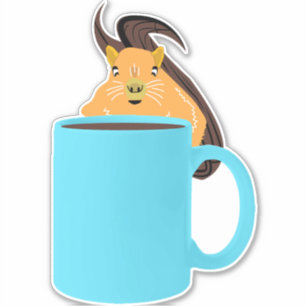 Naughty Squirrel #240 Sticker