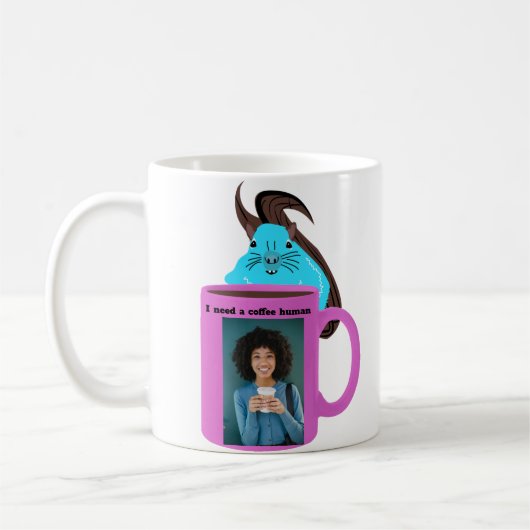 Naughty Squirrel #248 Coffee Human Koffiemok (Links)