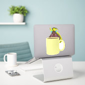 Naughty Squirrel #251 Sticker (Laptop op bureau)