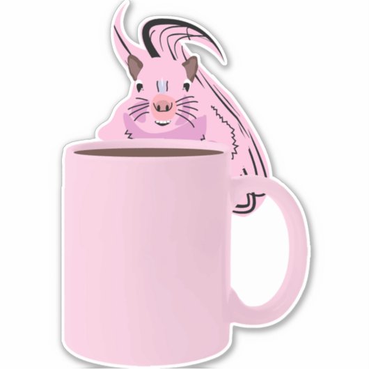 Naughty Squirrel #270 Sticker (Voorkant)