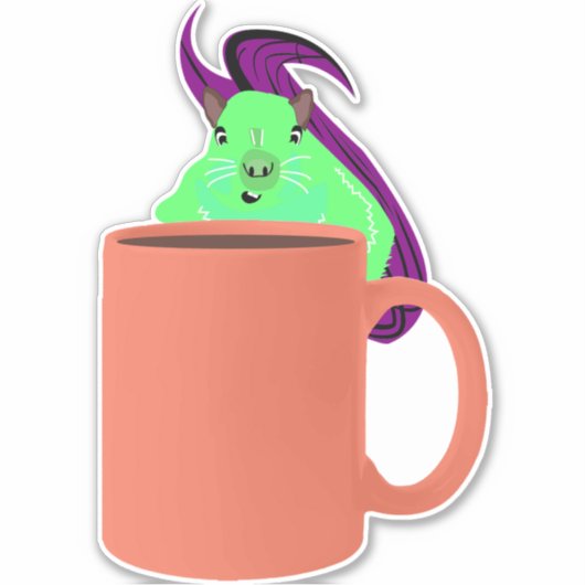 Naughty Squirrel #272 Sticker (Voorkant)