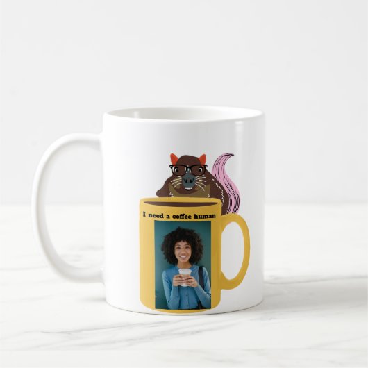 Naughty Squirrel #286 Coffee Human Koffiemok (Links)