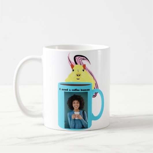 Naughty Squirrel #287 Coffee Human Koffiemok (Links)