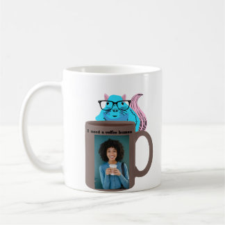 Naughty Squirrel #318 Coffee Human Koffiemok