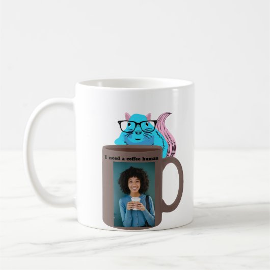 Naughty Squirrel #318 Coffee Human Koffiemok (Links)
