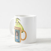 Naughty Squirrel #330 Coffee Human Koffiemok (Voorkant links)