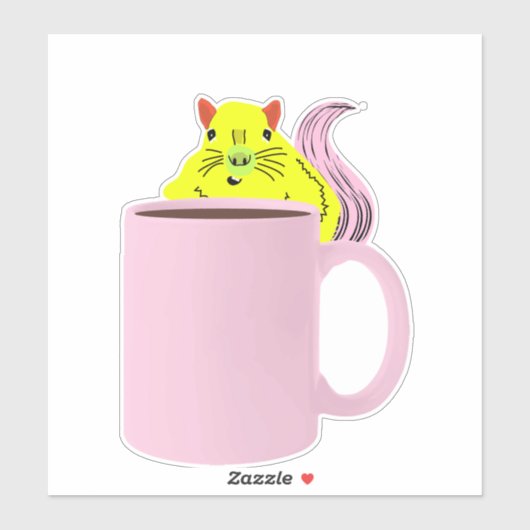 Naughty Squirrel #341 Sticker (Vel)
