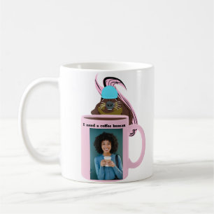 Naughty Squirrel #342 Coffee Human Koffiemok