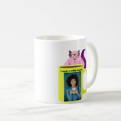 Naughty Squirrel #344 Coffee Human Koffiemok (Voorkant rechts)