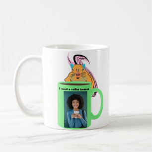 Naughty Squirrel #346 Koffee Human Koffiemok