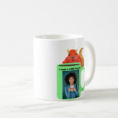 Naughty Squirrel #356 Koffee Human Koffiemok (Voorkant rechts)