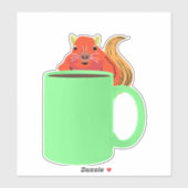 Naughty Squirrel #356 Sticker (Vel)
