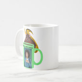 Naughty Squirrel #397 Coffee Human Koffiemok (Voorkant links)