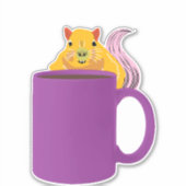 Naughty Squirrel #411 Sticker (Voorkant)