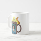 Naughty Squirrel #419 Coffee Human Koffiemok (Voorkant links)