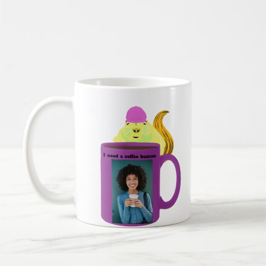 Naughty Squirrel #425 Coffee Human Koffiemok (Links)