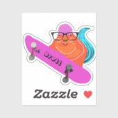 Naughty Squirrel #426 Brett Skateboarden Sticker (Vel)