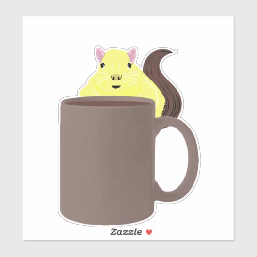 Naughty Squirrel #432 Sticker (Vel)