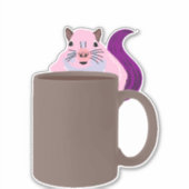 Naughty Squirrel #456 Sticker (Voorkant)