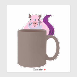 Naughty Squirrel #456 Sticker