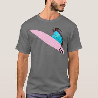 Naughty Squirrel 459 Surfing T-shirt