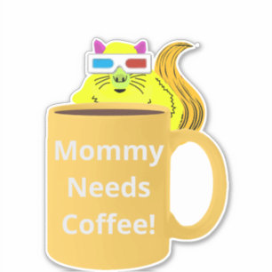 Naughty Squirrel #463 Koffiebeker Sticker