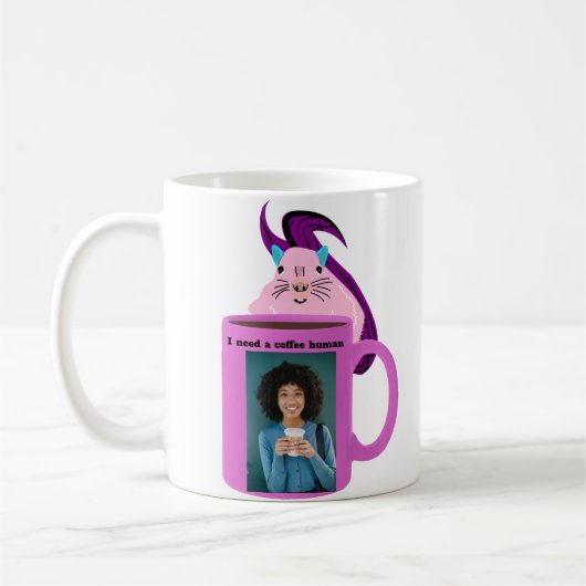 Naughty Squirrel #465 Coffee Human Koffiemok (Links)