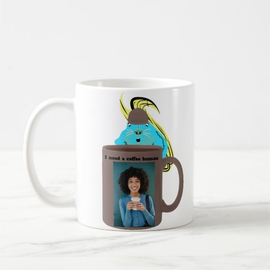 Naughty Squirrel #467 Coffee Human Koffiemok (Links)