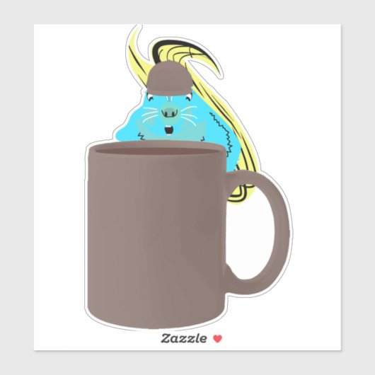 Naughty Squirrel #467 Sticker (Vel)