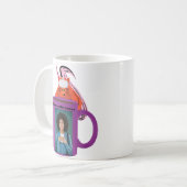Naughty Squirrel #469 Coffee Human Koffiemok (Voorkant links)