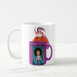 Naughty Squirrel #469 Coffee Human Koffiemok