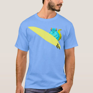 Naughty Squirrel 471 Surfing T-shirt