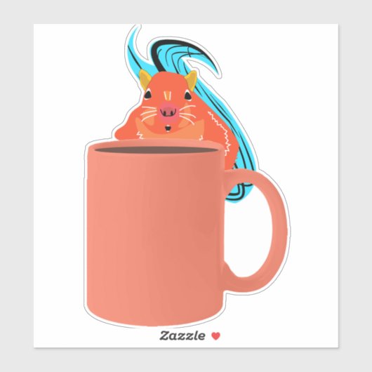 Naughty Squirrel #485 Sticker (Vel)