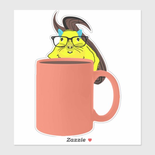 Naughty Squirrel #493 Sticker (Vel)