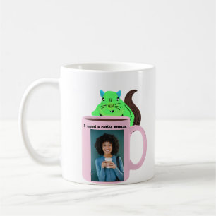 Naughty Squirrel #498 Coffee Human Koffiemok