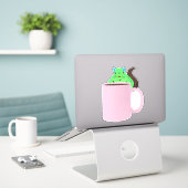 Naughty Squirrel #498 Sticker (Laptop op bureau)