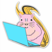 Naughty Squirrel #4 Sticker (Voorkant)