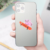 Naughty Squirrel #500 Brett Skateboarden Sticker (Telefoon)