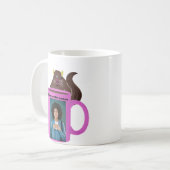 Naughty Squirrel #504 Coffee Human Koffiemok (Voorkant links)