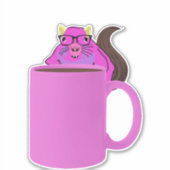 Naughty Squirrel #514 Sticker (Voorkant)